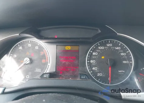 2010 Audi A4 2.0T Premium from USA, damaged, VIN WAUAFAFL3AN058955